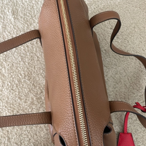 Tory Burch Perry Convertible Satchel Purse/Tote -Brown - Picture 9 of 11